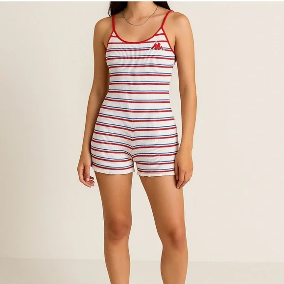 Zara Kappa limited edition ribbed jersey romper - Picture 1 of 6